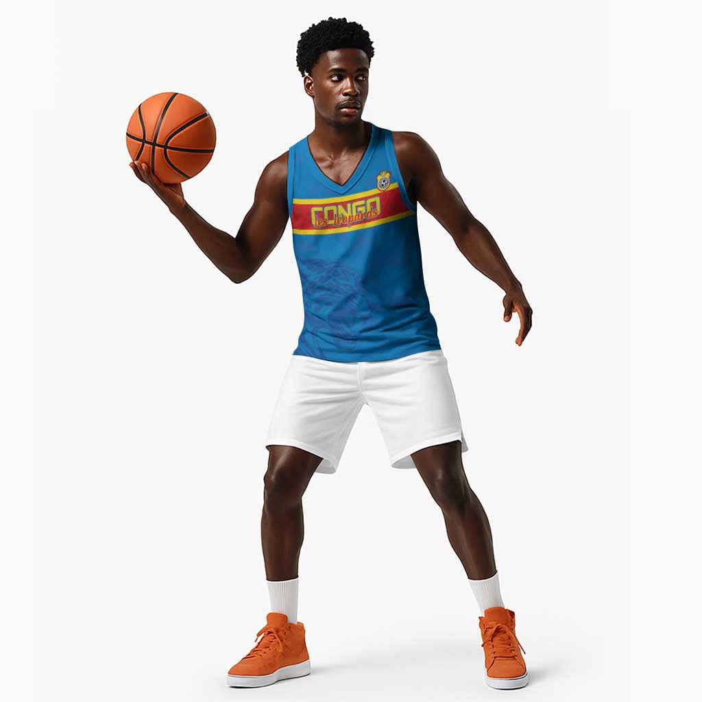 DR Congo Football Custom Basketball Jersey Go Champions - African Pride