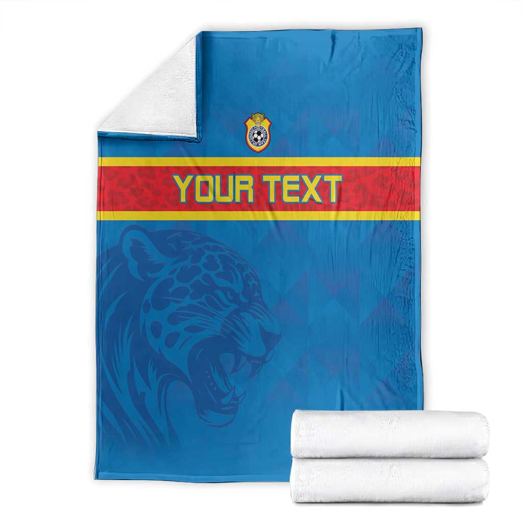 DR Congo Football Custom Blanket Go Champions