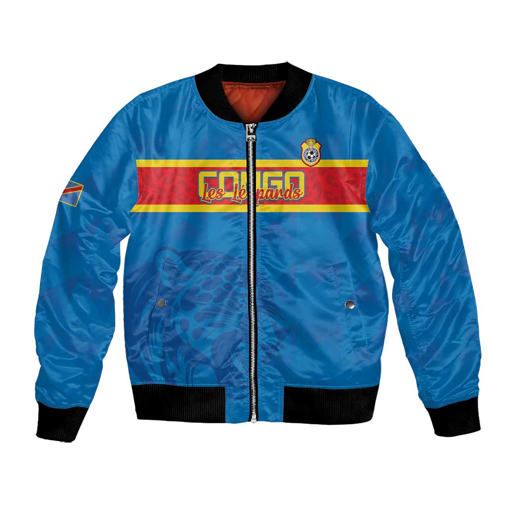 DR Congo Football Custom Bomber Jacket Go Champions