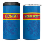 DR Congo Football Custom 4 in 1 Can Cooler Tumbler Go Champions