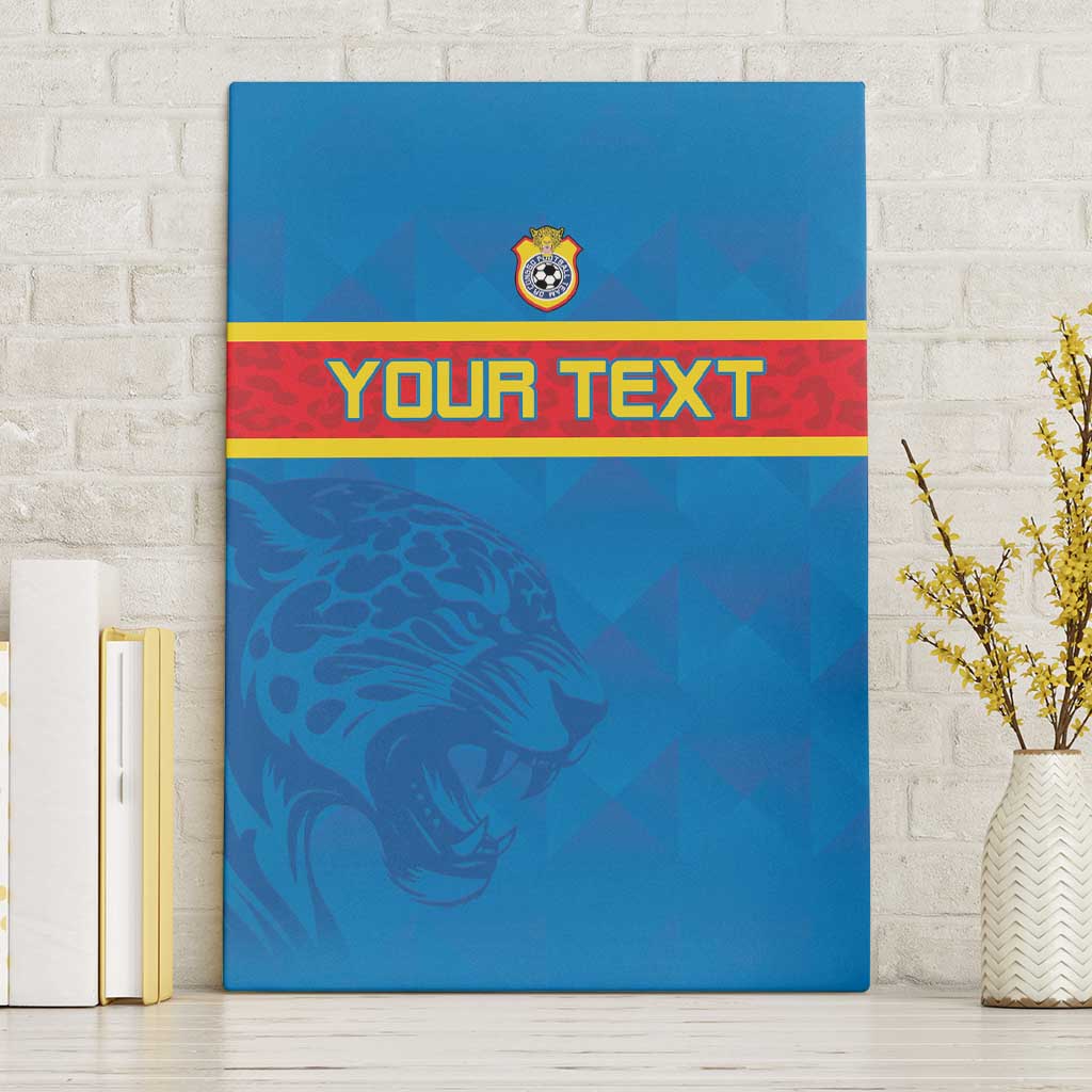 DR Congo Football Custom Canvas Wall Art Go Champions