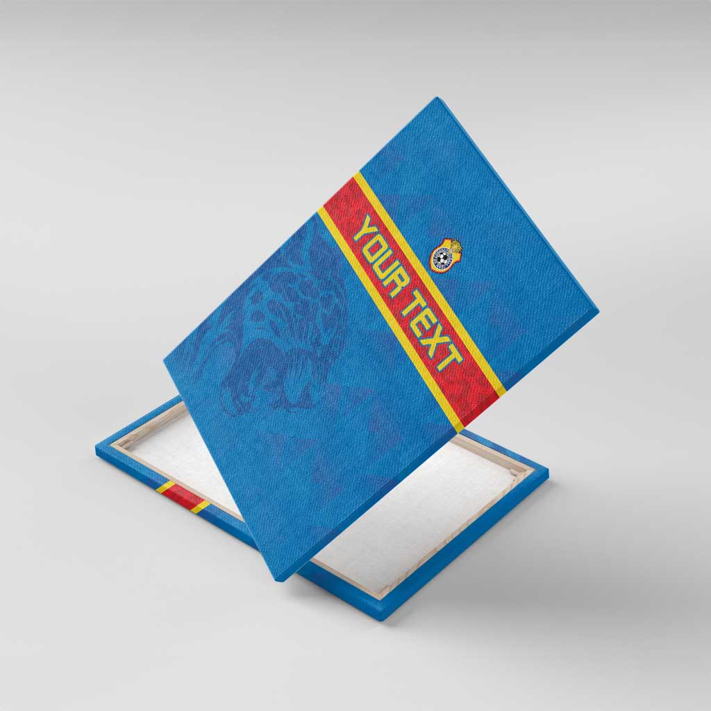 DR Congo Football Custom Canvas Wall Art Go Champions