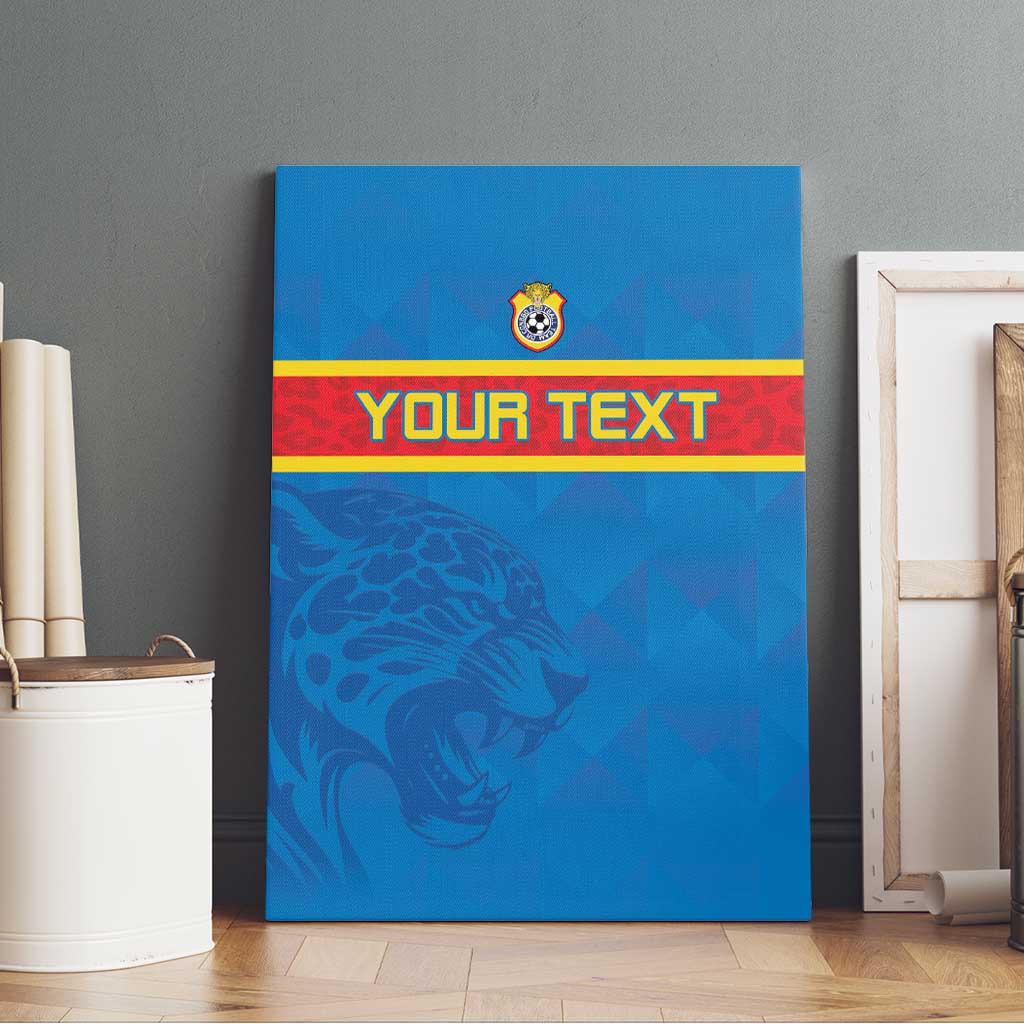 DR Congo Football Custom Canvas Wall Art Go Champions