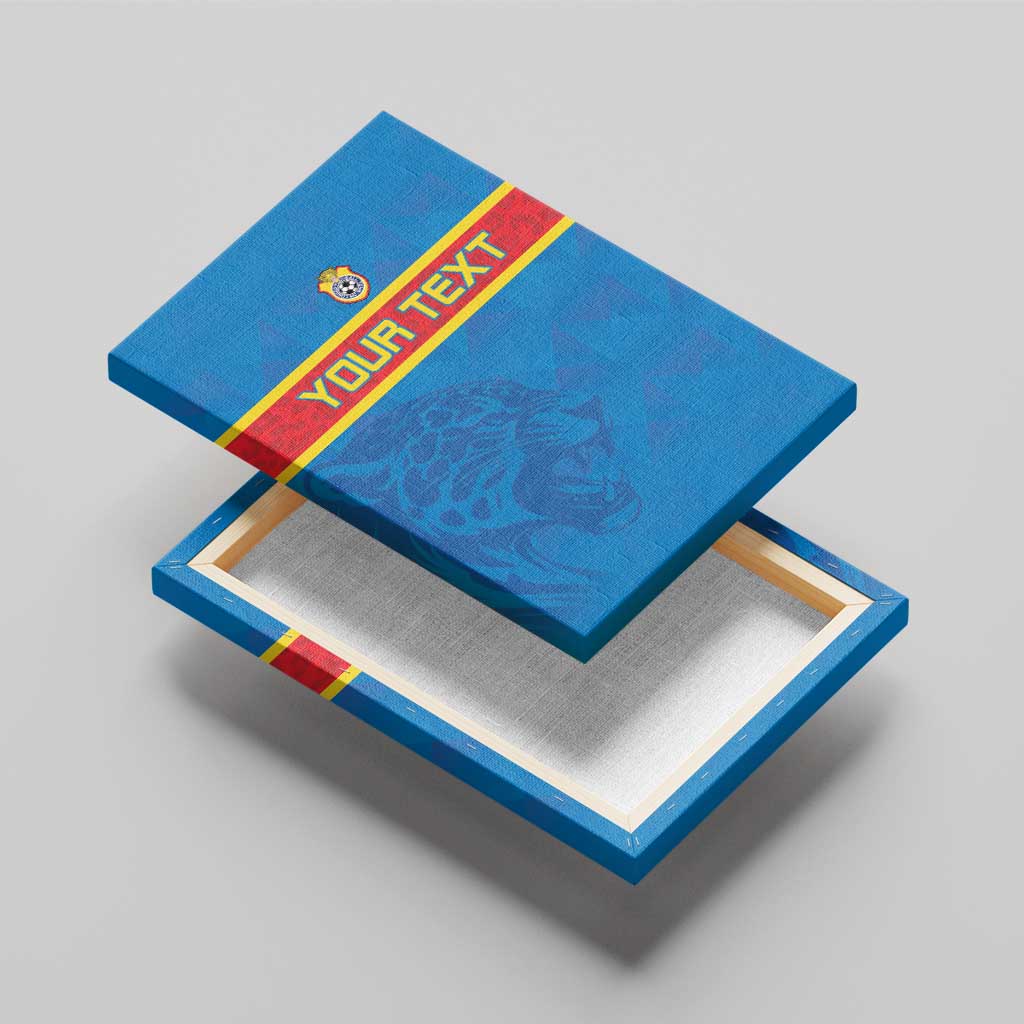 DR Congo Football Custom Canvas Wall Art Go Champions