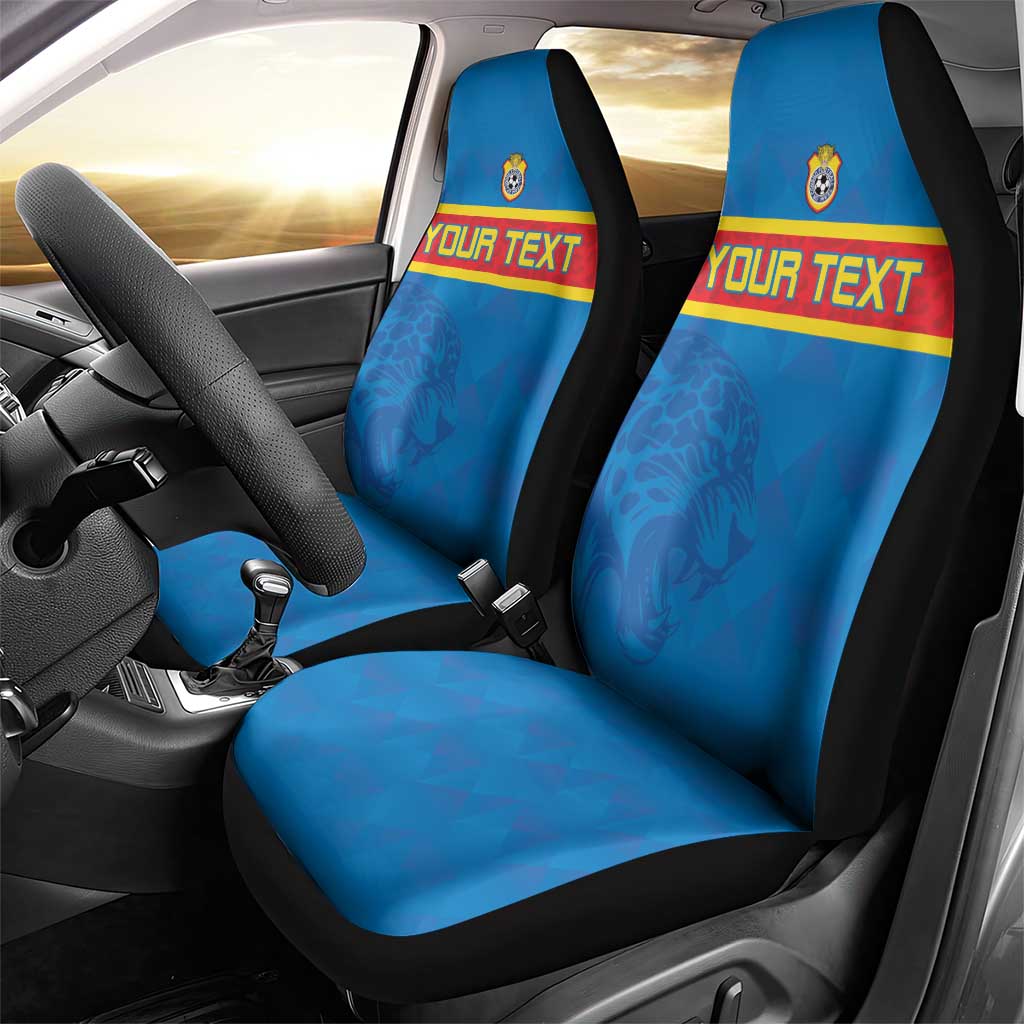DR Congo Football Custom Car Seat Cover Go Champions