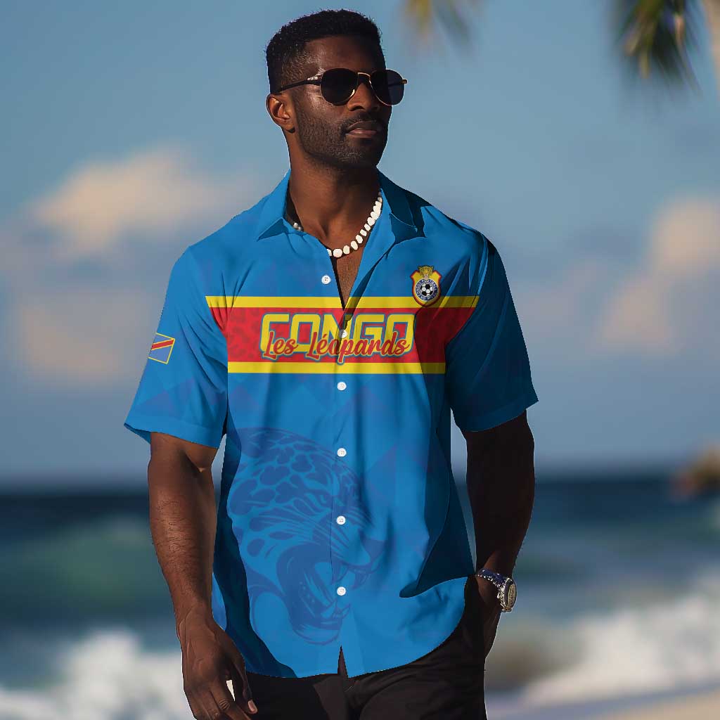 DR Congo Football Custom Hawaiian Shirt Go Champions