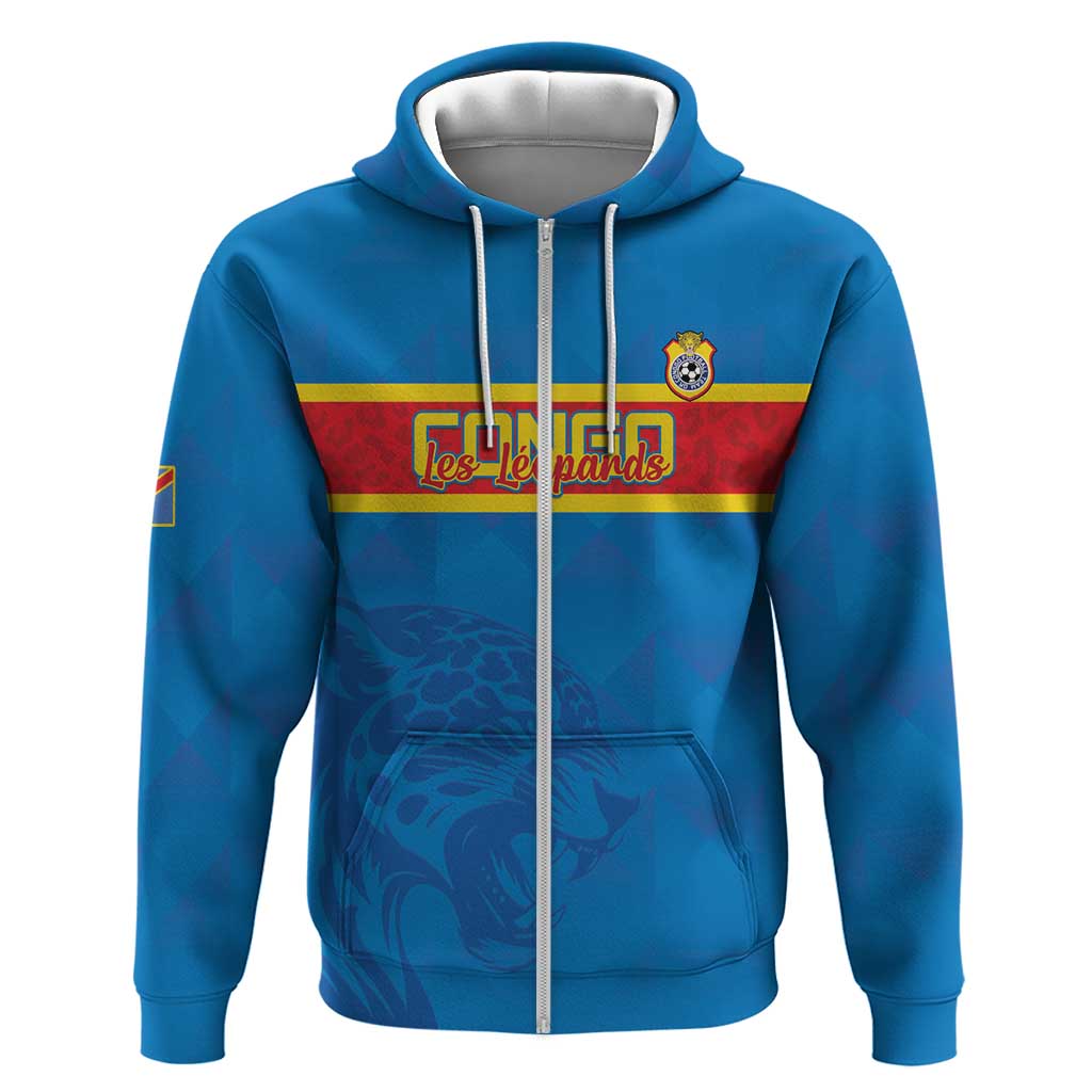 DR Congo Football Custom Hoodie Go Champions