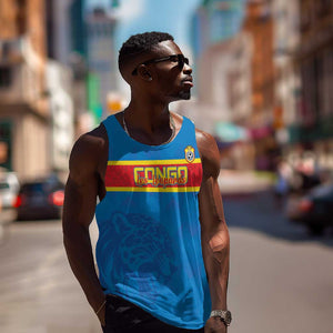 DR Congo Football Custom Men Tank Top Go Champions