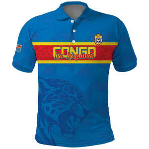 DR Congo Football Custom Polo Shirt Go Champions