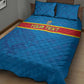 DR Congo Football Custom Quilt Bed Set Go Champions