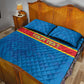 DR Congo Football Custom Quilt Bed Set Go Champions