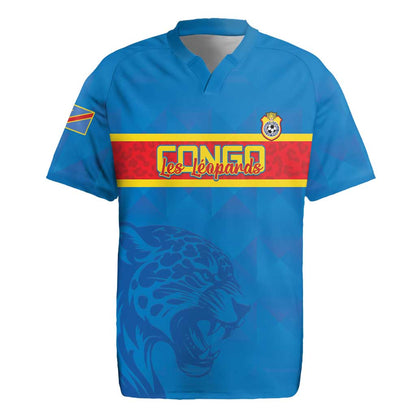 DR Congo Football Custom Rugby Jersey Go Champions