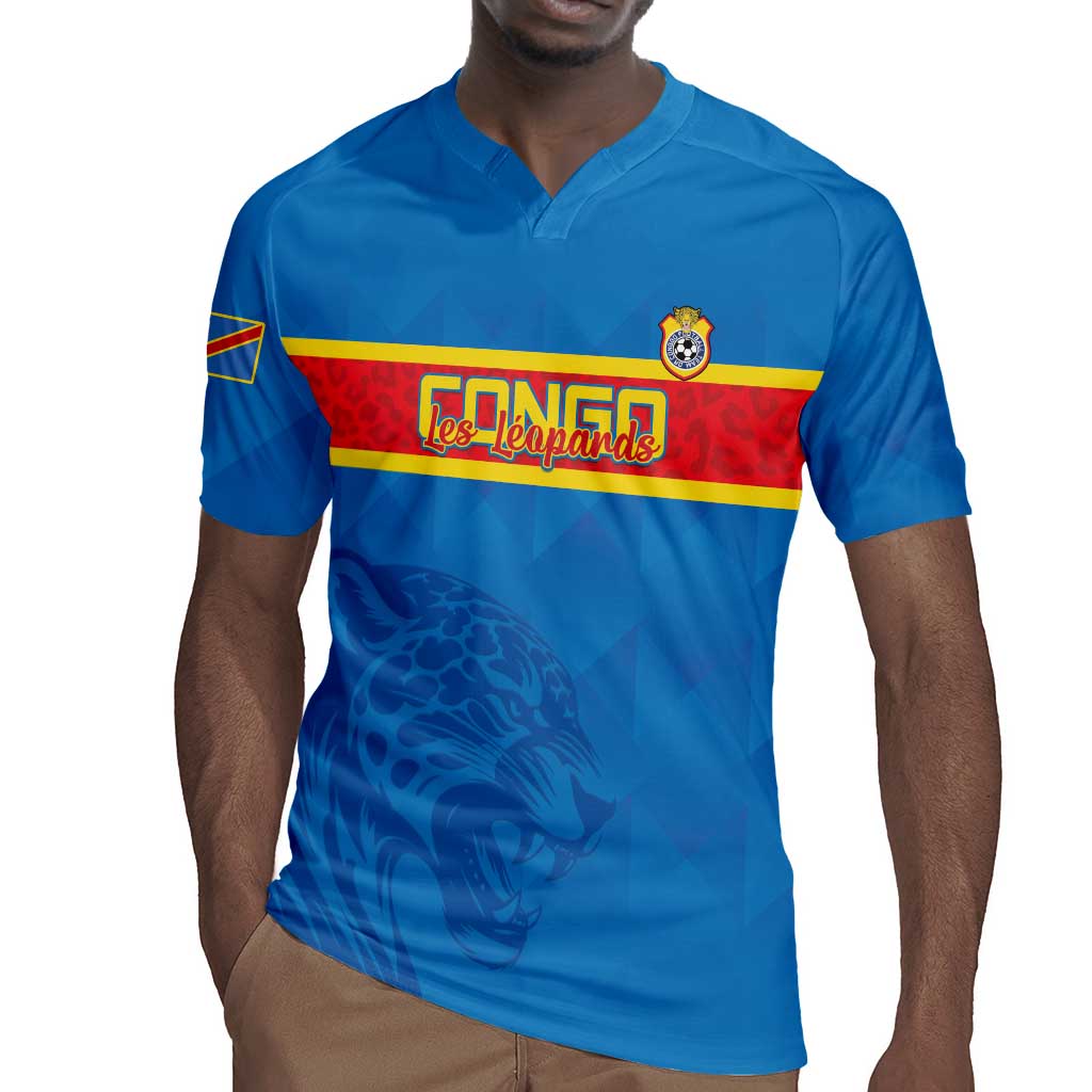 DR Congo Football Custom Rugby Jersey Go Champions