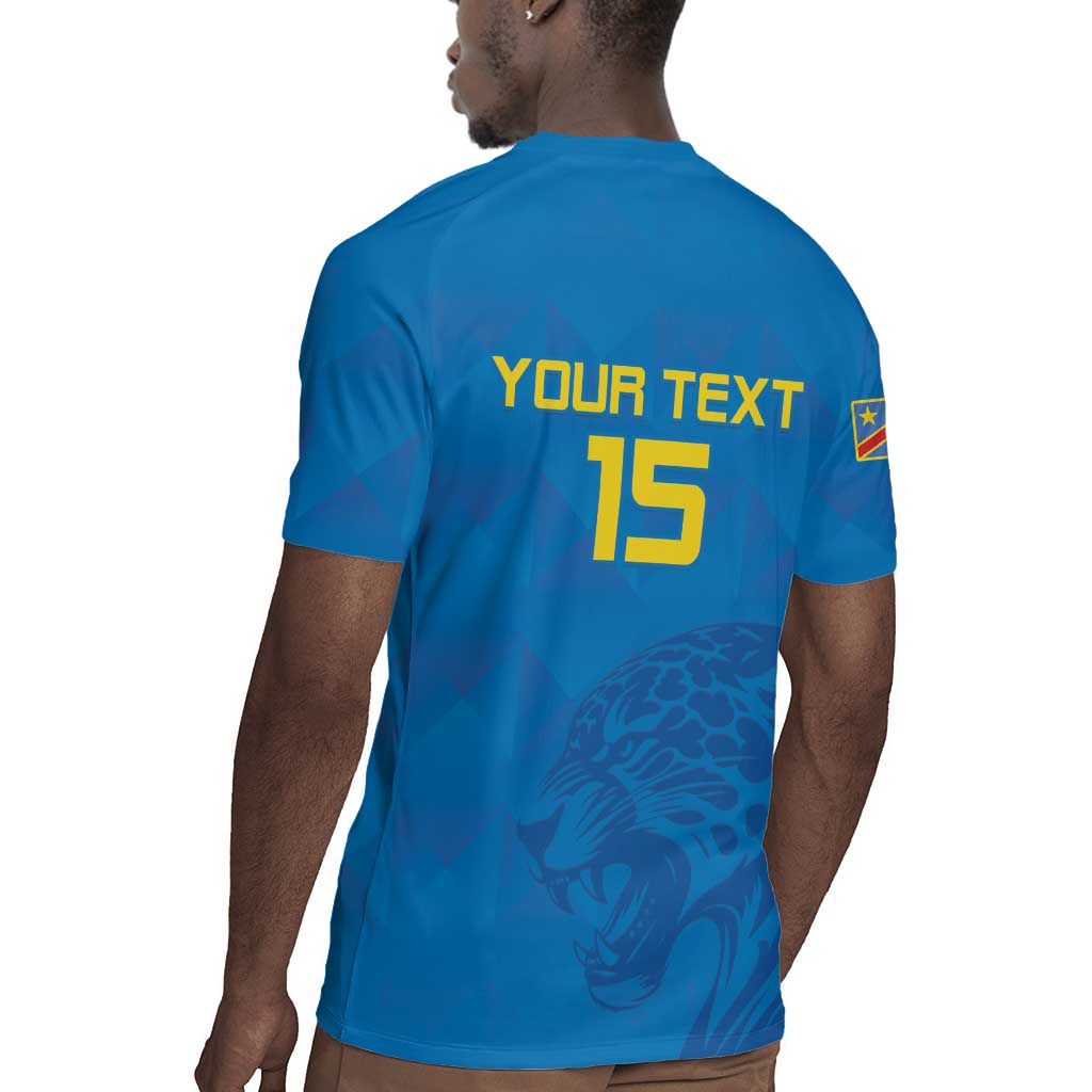 DR Congo Football Custom Rugby Jersey Go Champions