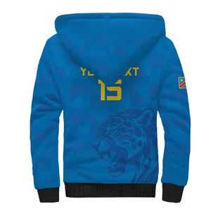 DR Congo Football Custom Sherpa Hoodie Go Champions