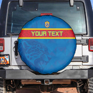 DR Congo Football Custom Spare Tire Cover Go Champions