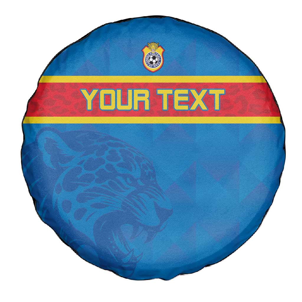 DR Congo Football Custom Spare Tire Cover Go Champions