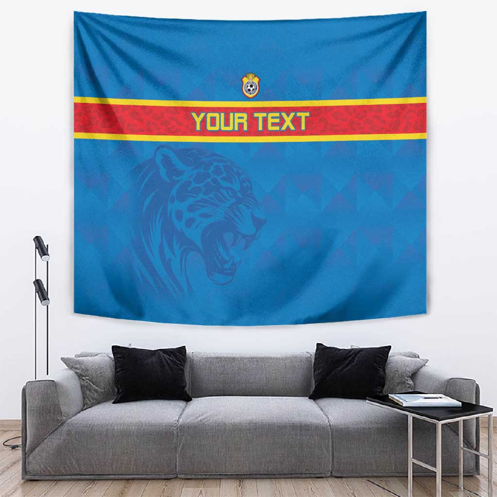 DR Congo Football Custom Tapestry Go Champions