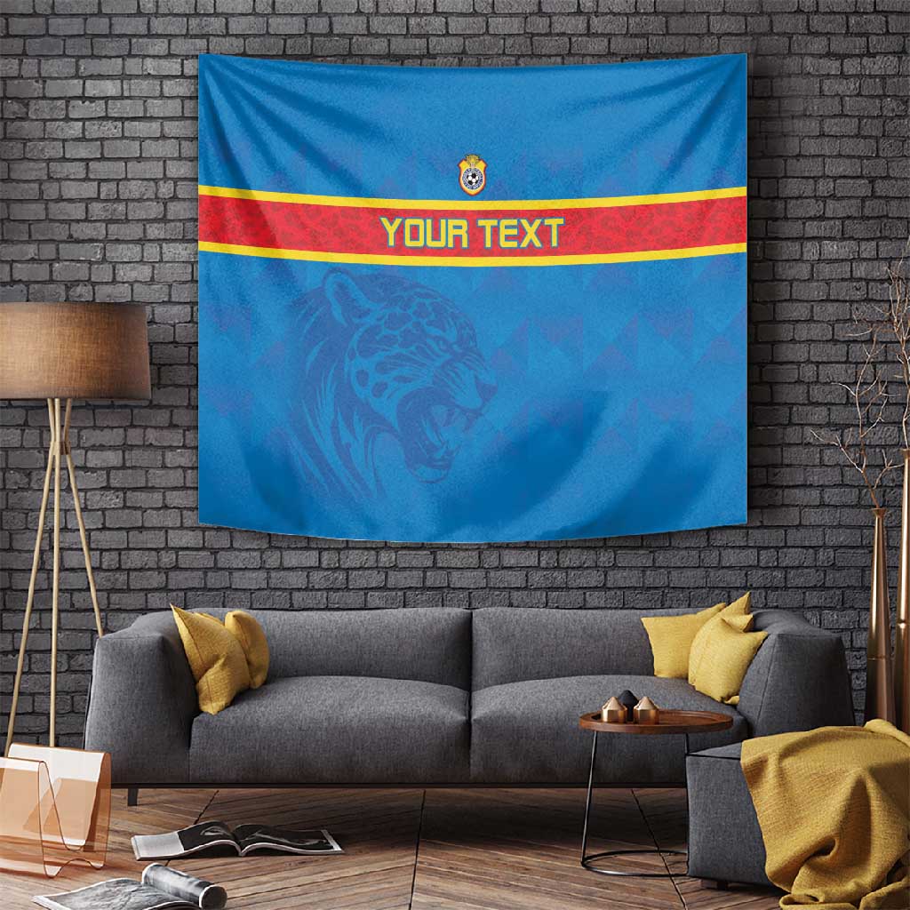 DR Congo Football Custom Tapestry Go Champions
