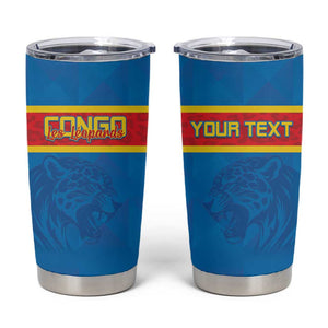 DR Congo Football Custom Tumbler Cup Go Champions