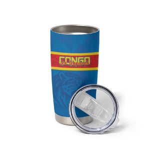 DR Congo Football Custom Tumbler Cup Go Champions