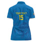 DR Congo Football Custom Women Polo Shirt Go Champions