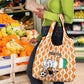 Custom Ivory Coast Football Grocery Bag Go Champions