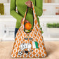 Custom Ivory Coast Football Grocery Bag Go Champions