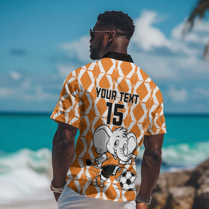 Custom Ivory Coast Football Hawaiian Shirt Go Champions
