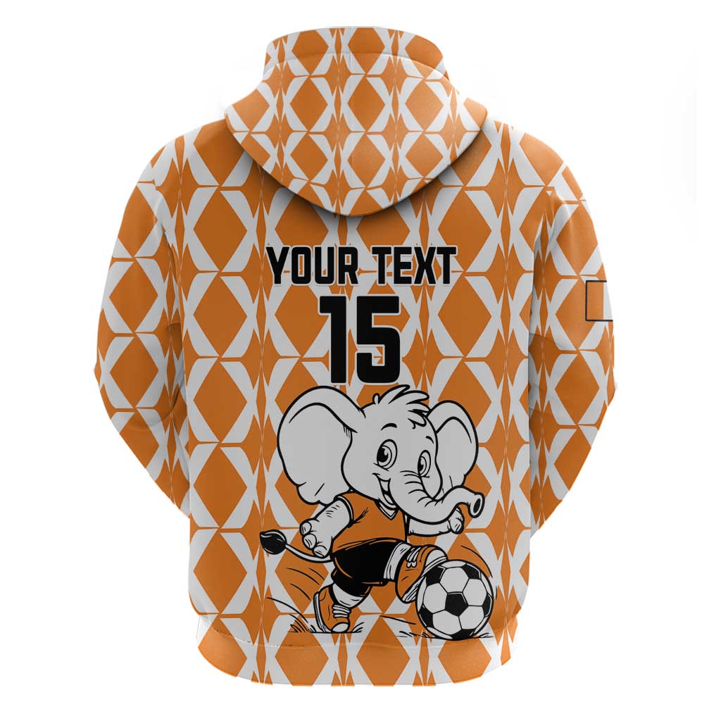 Custom Ivory Coast Football Hoodie Go Champions