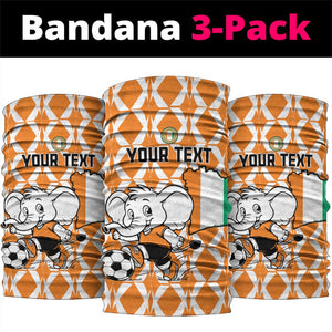 Custom Ivory Coast Football Neck Gaiter Go Champions LT15