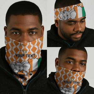 Custom Ivory Coast Football Neck Gaiter Go Champions LT15