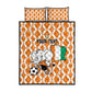 Custom Ivory Coast Football Quilt Bed Set Go Champions