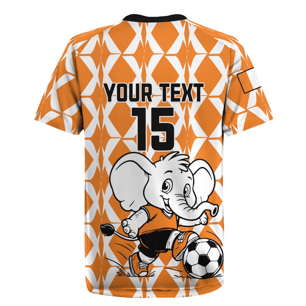 Custom Ivory Coast Football Rugby Jersey Go Champions