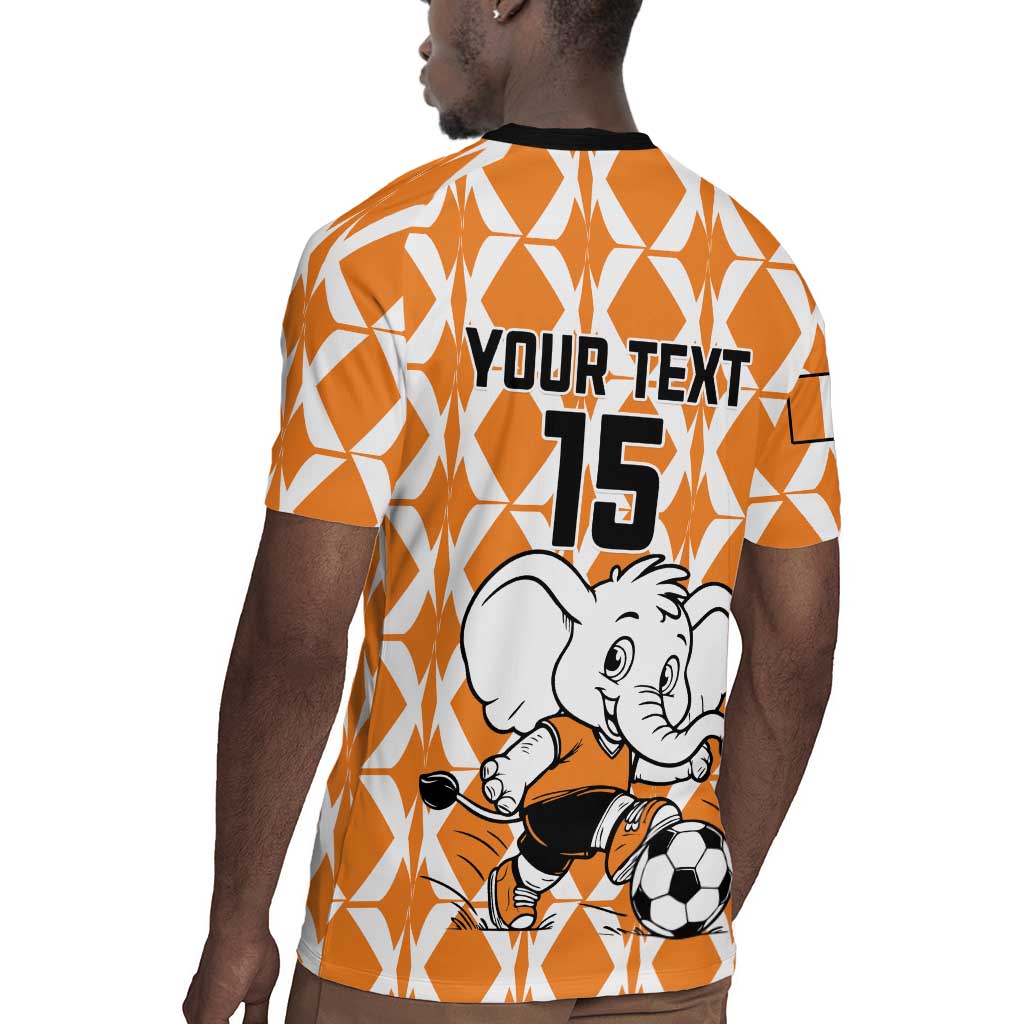 Custom Ivory Coast Football Rugby Jersey Go Champions