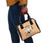 Custom Ivory Coast Football Shoulder Handbag Go Champions