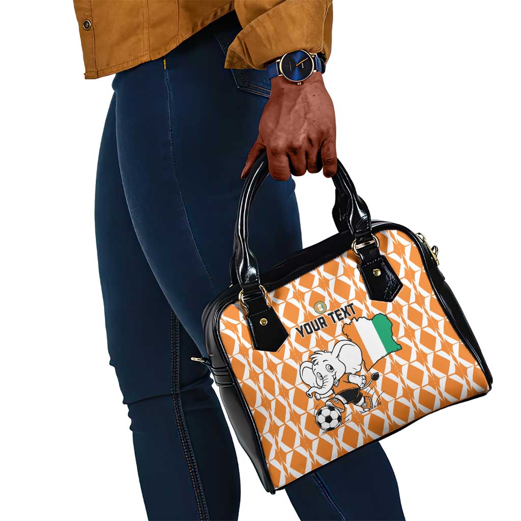 Custom Ivory Coast Football Shoulder Handbag Go Champions