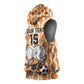 Custom Ivory Coast Football Sleeveless Hoodie Go Champions - African Pride