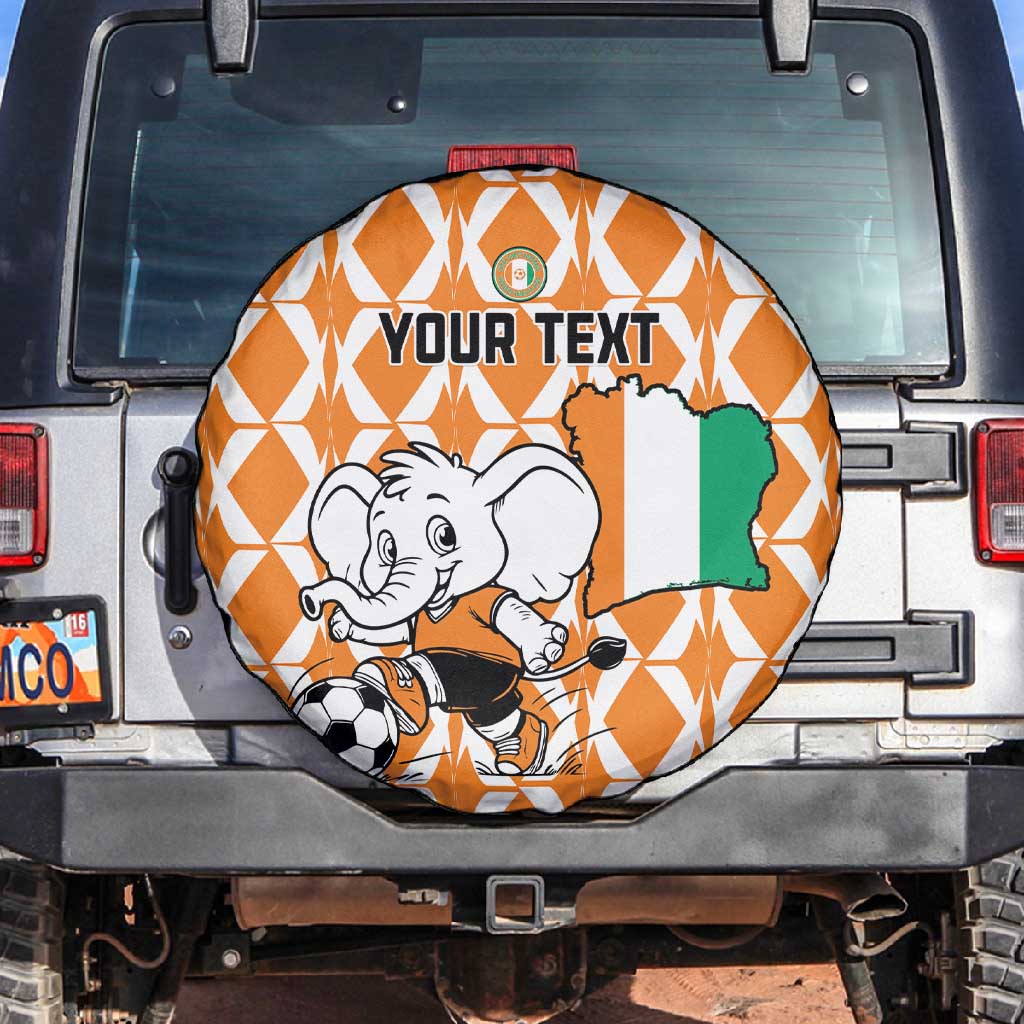 Custom Ivory Coast Football Spare Tire Cover Go Champions