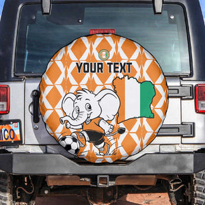 Custom Ivory Coast Football Spare Tire Cover Go Champions