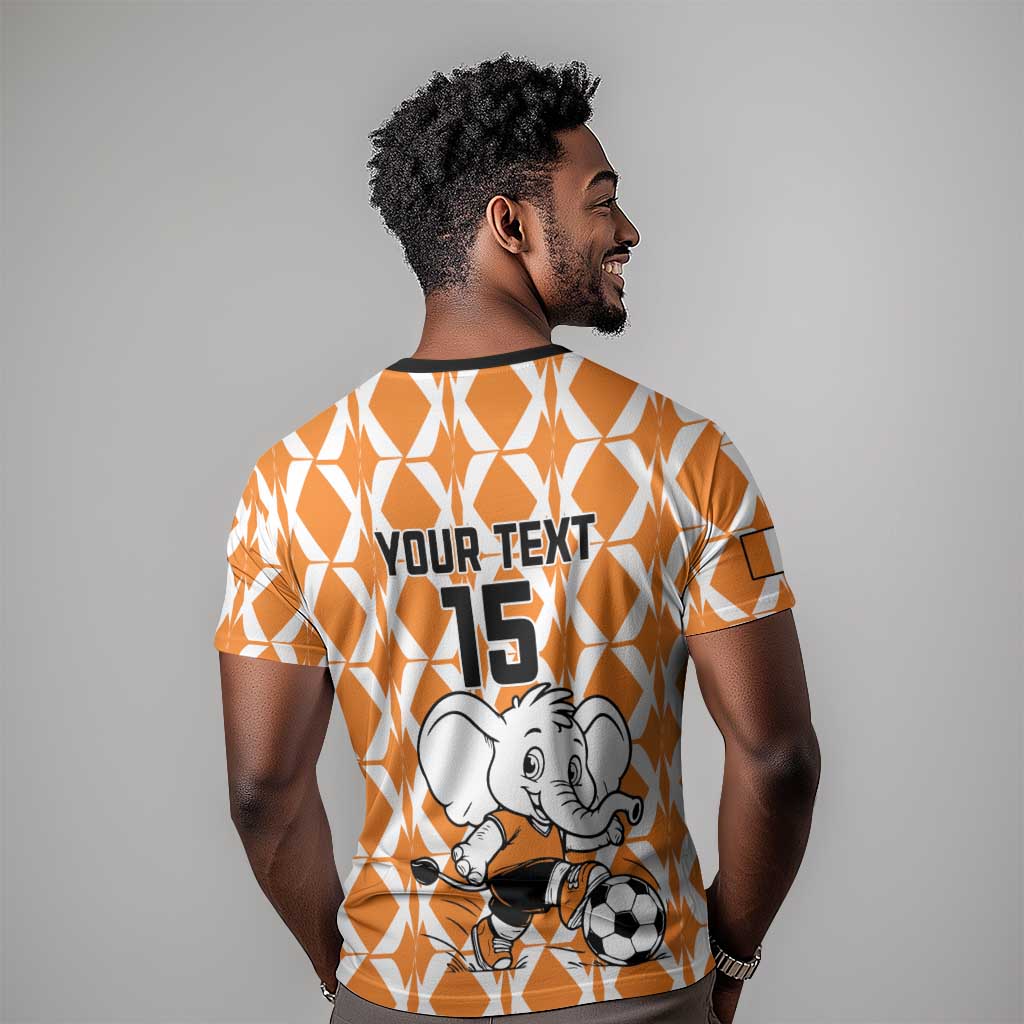 Custom Ivory Coast Football T shirt Go Champions