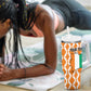Custom Ivory Coast Football Tumbler With Handle Go Champions