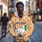 Custom Ivory Coast Football Zip Hoodie Go Champions
