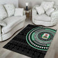 Nigeria African Tribal Pattern Area Rug Chest Arm Tattoo