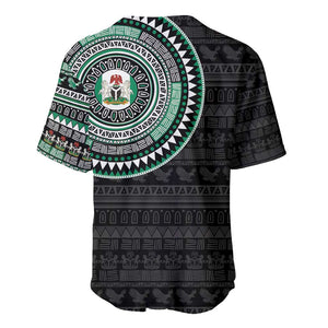 Nigeria African Tribal Pattern Baseball Jersey Chest Arm Tattoo