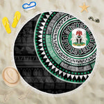 Nigeria African Tribal Pattern Beach Blanket Chest Arm Tattoo