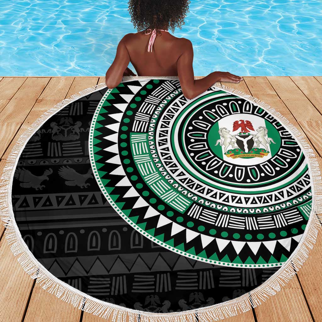 Nigeria African Tribal Pattern Beach Blanket Chest Arm Tattoo