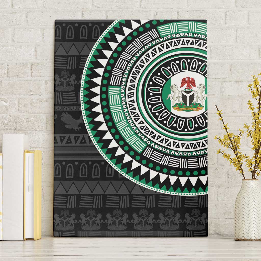 Nigeria African Tribal Pattern Canvas Wall Art Chest Arm Tattoo