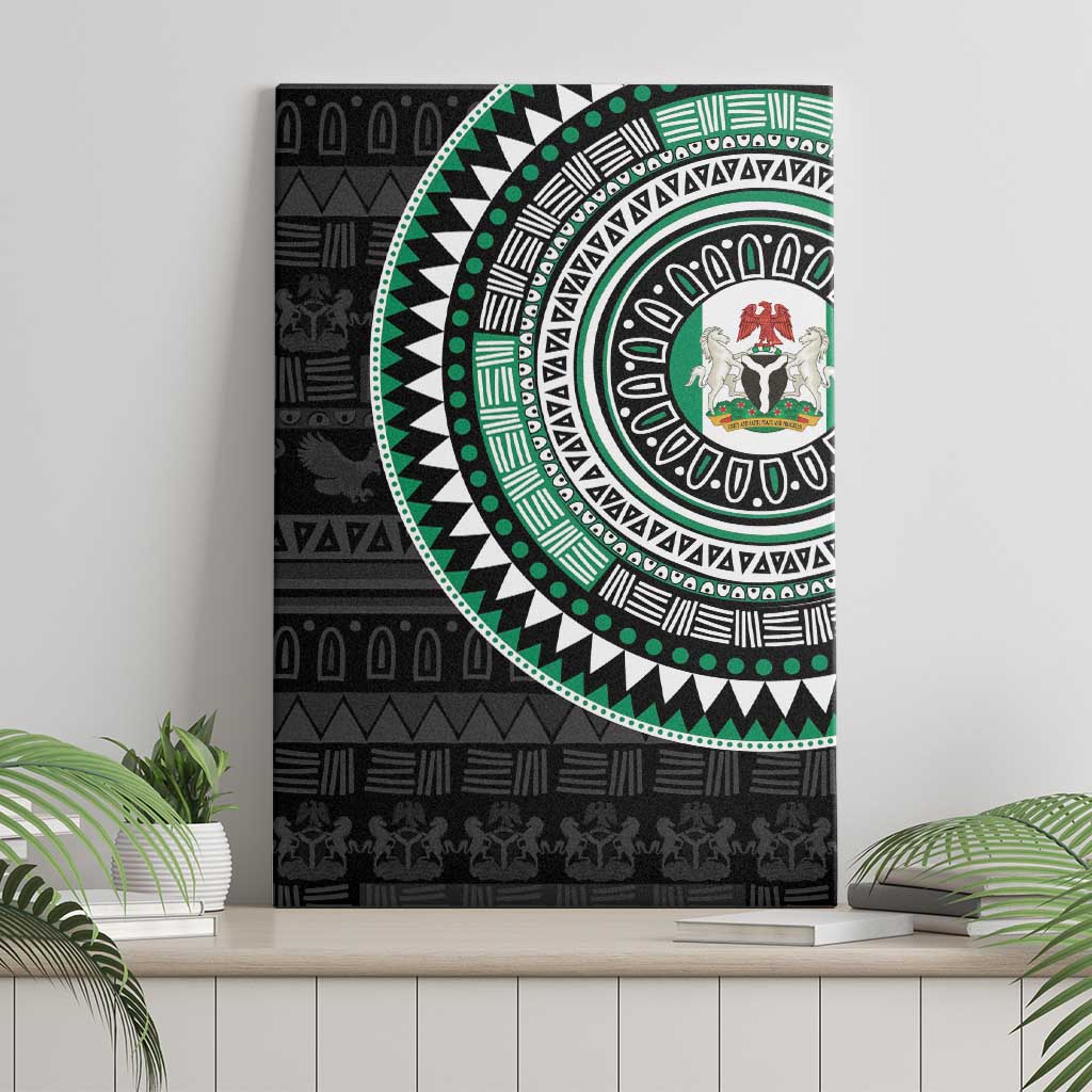 Nigeria African Tribal Pattern Canvas Wall Art Chest Arm Tattoo