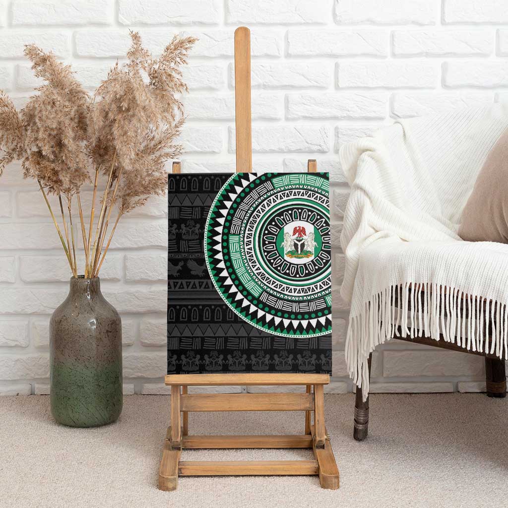 Nigeria African Tribal Pattern Canvas Wall Art Chest Arm Tattoo